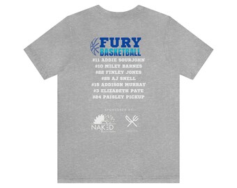 Fury Basketball, Furry Team Store, Fury Basketball Shirt with Roster, Fury Basketball 2023