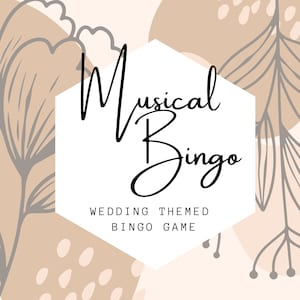 Jeu de bingo, Bingo de mariage, Téléchargement numérique instantané, Douche de mariage boho, Bingo de musique, Liste de lecture de douche de mariage Spotify, Jeux de douche nuptiale