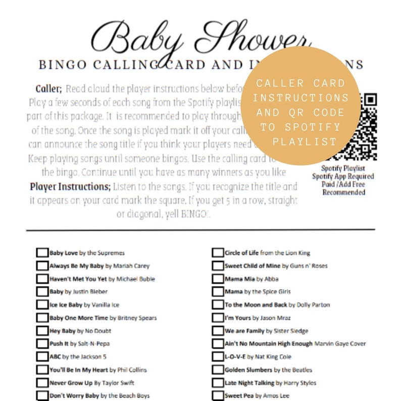 Baby Shower Game, Baby Shower Bingo, Moon and Stars, Baby Shower, Baby