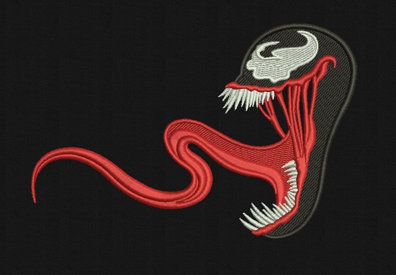 Nkeee Spiderman Venom Embroidery Design, Machine Embroidery Design File ...
