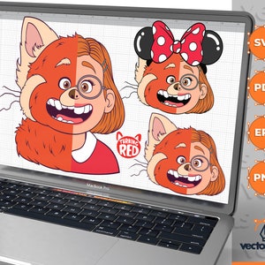 Turning Red, Turning Red svg, Meilin svg, Turning Red Clipart, Turning Red Zeichen SVG, Turning Red Trending, Cricut, eps, svg, pdf, png