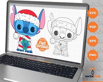 Stitch svg, Stitch Christmas svg, Stitch Bundle svg, Christmas svg, Trending Christmas, Stitch Cut Files, svg, png, pdf, eps
