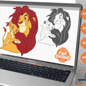 Rei Leão svg, Simba svg, Rei Leão png, Rei Leão, cricut, eps, svg, pdf, png, corte de arquivo, alta resolução
