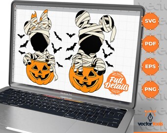 Maus Halloween SVG, Horror Halloween, Maus SVG, Maus Terror svg, Halloween Trending, Cricut, eps, svg, pdf, png