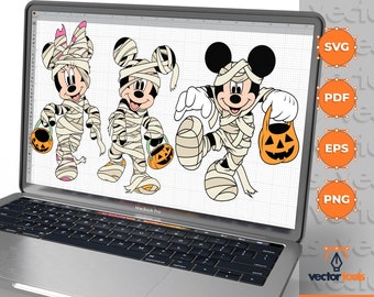 Maus Mumie, Mama svg, Maus Halloween SVG, Maus Hexe SVG, Maus Terror SVG, Halloween Trending, Datei geschnitten Cricut, eps, svg, pdf, png