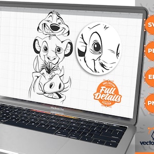 Rei Leão svg, Timon Simba Pumba, Rei Leão png, Timão e Pumba svg, Simba svg, arquivo Simba svg, Pumba svg
