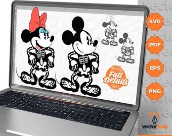Mouse Skeleton, Halloween Skeleton, Mouse Halloween SVG, Mouse SVG, Mouse terror svg, Halloween Trending, cricut, eps, svg, pdf, png