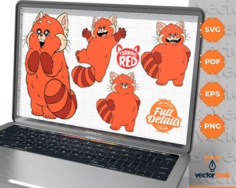 Turning Red, Turning Red svg, Meilin svg, Turning Red Clipart, Turning Red characters SVG, Turning Red Trending, cricut, eps, svg, pdf, png