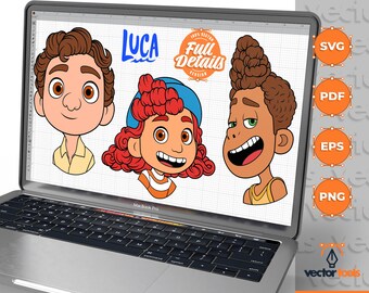 Luca, Alberto, Giulia, Luca svg, Alberto SVG, Luca Clipart, Luca Trending, Cricut, eps, svg, pdf, png, Dateischnitt, T-Shirt, Dateikunst