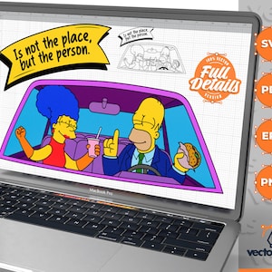 Homer, Marge, Homer svg, Marge svg, Os Simpsons, Os Simpsons svg, Os Simpsons clipart, Vetor de camiseta dos Simpsons, png, pdf, eps