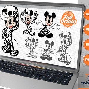 Mouse Skeleton, Halloween Skeleton, Mouse Halloween SVG, Mouse SVG, Mouse terror svg, Halloween Trending, cricut, eps, svg, pdf, png