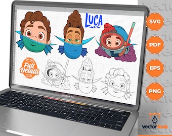 Luca, Alberto, Giulia, Luca svg, Alberto SVG, Luca clipart, Luca Trending, cricut, eps, svg, pdf, png, file cut, t-shirt, file art