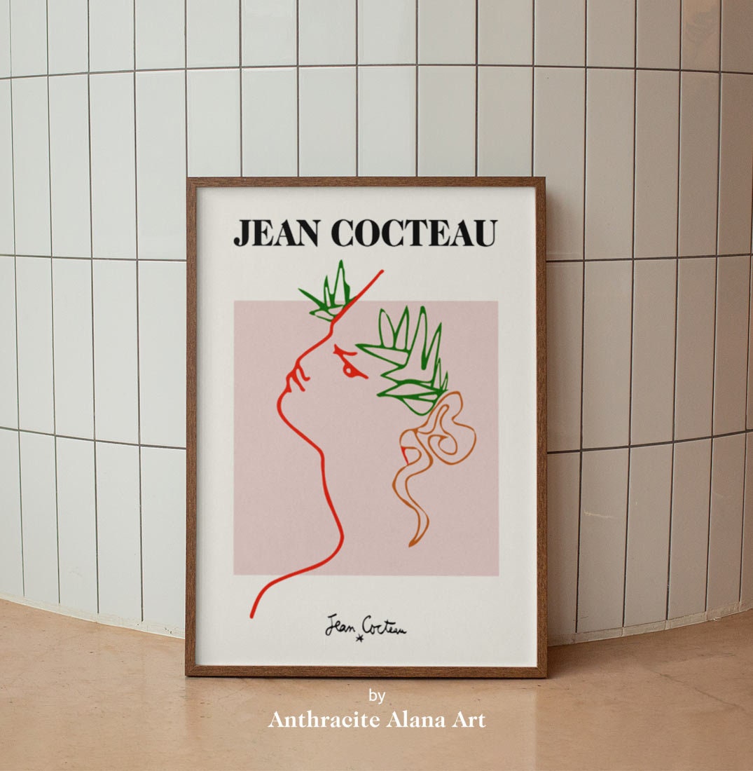 Jean cocteau poster - Etsy Polska