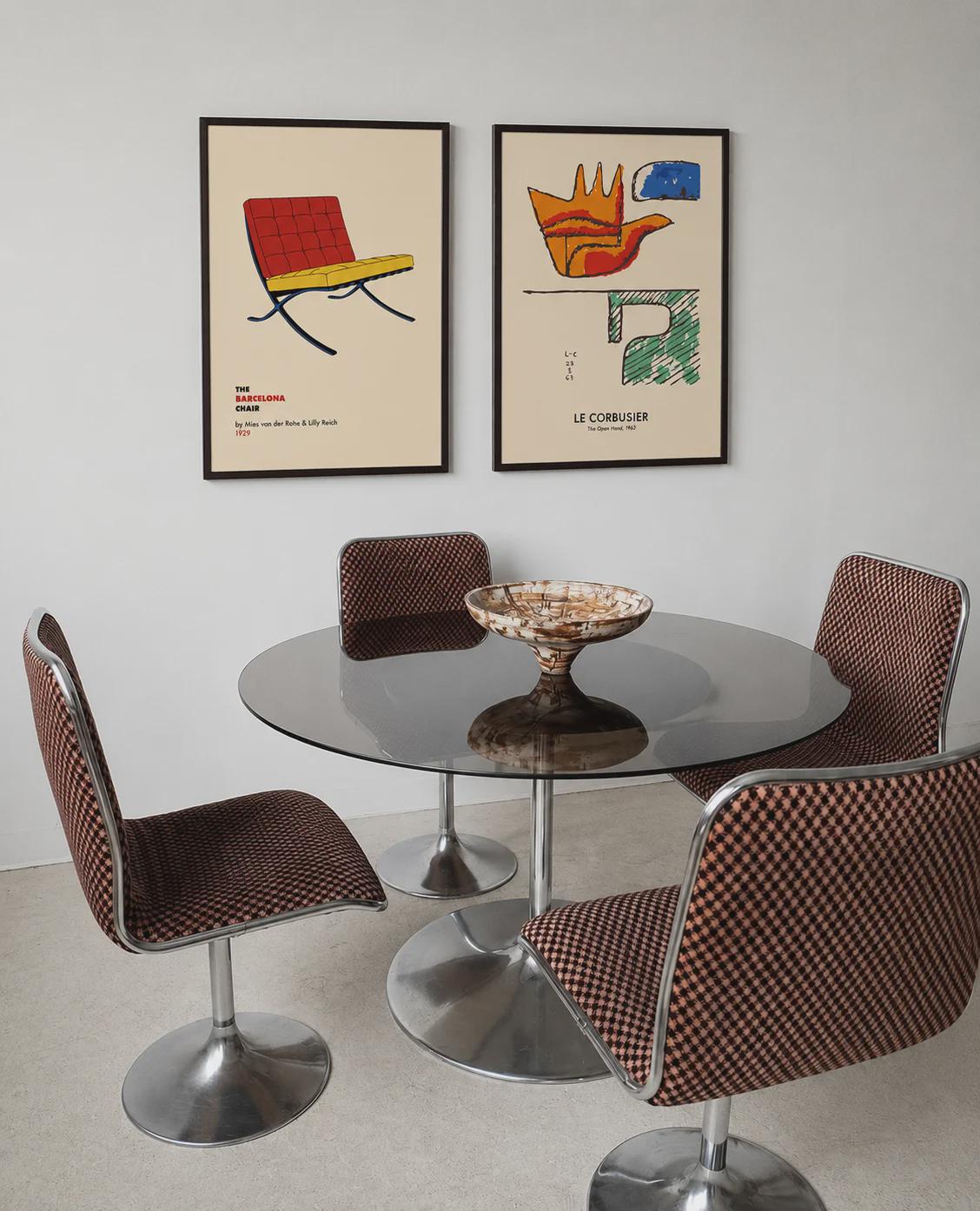 Le Corbusier the Open Hand Wall Art, Le Corbusier Drawing