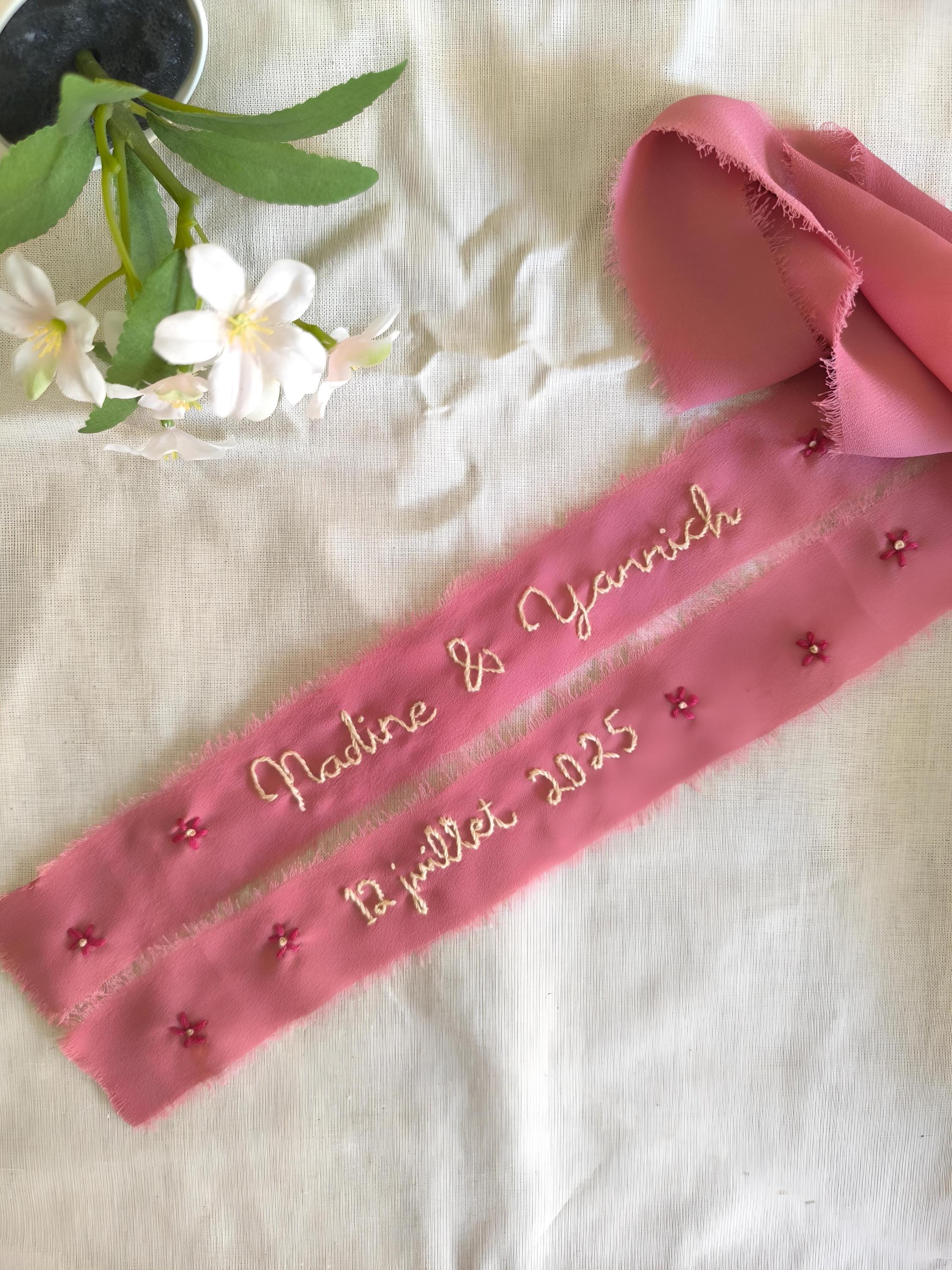 Personalised Embroidered Ribbon Uk