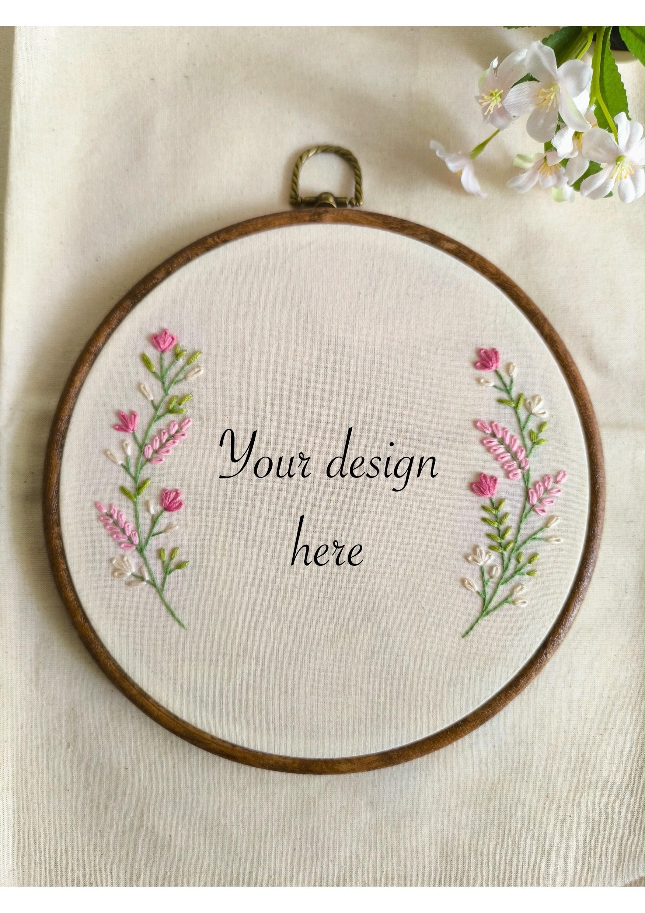 Wedding Ring Holder for Ceremony, Handmade Embroidered Design - Design ...