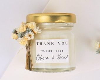 Guest gift wedding scented candle wedding personalized wedding gift wedding gift for guests gift guests wedding guests candle
