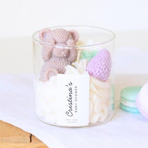 Baby Shower Decoration Personalized Guest Gift Baby Shower Table Decoration Party Children Guest Gift Baby Party Center Piece Baby Shower Candle