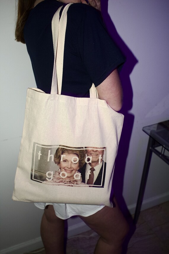 Nancy Reagan Garganta Cabra Bolsa de tela Etsy Mexico