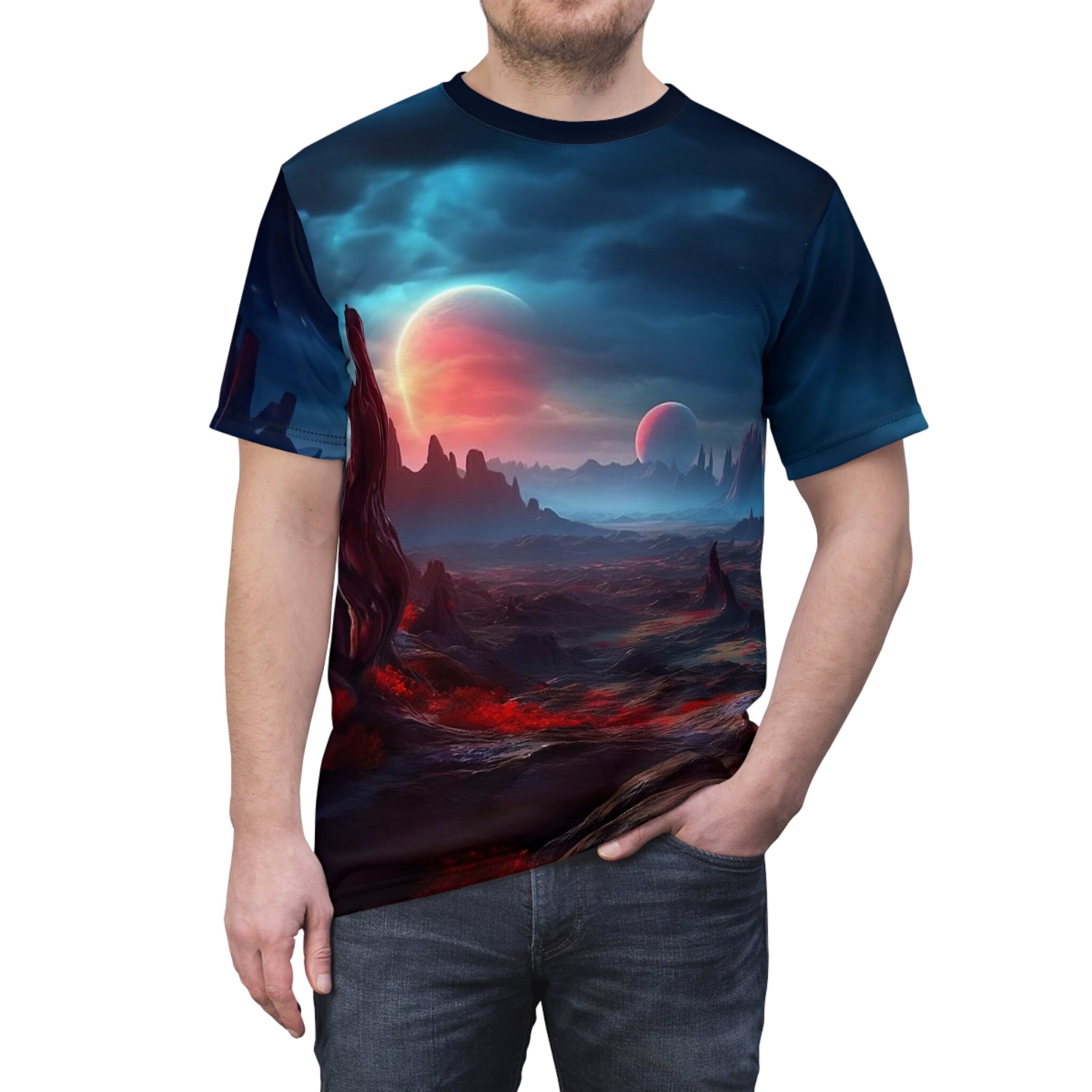 Discover Alien Planet 3D TShirt