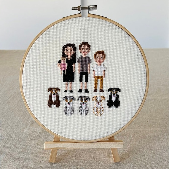 SYMON Canevas Kit Complet Adulte,lions,11CT Imprimé Canevas Adulte