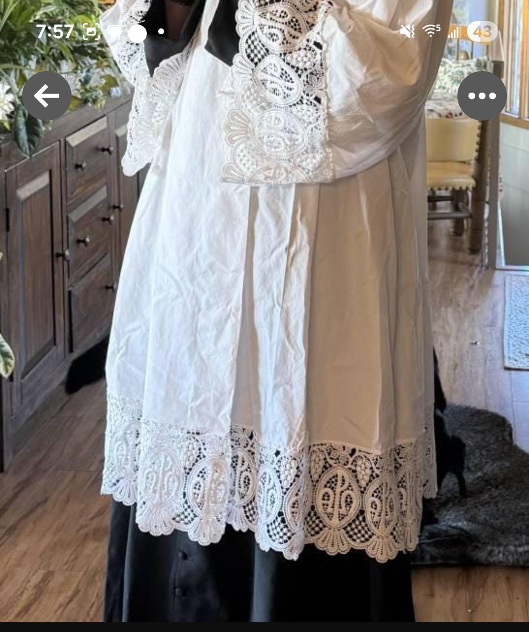 Lace Surplice - Etsy Lace Surplice - Etsy