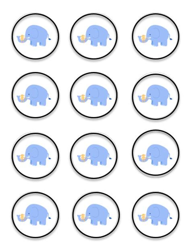 Cookie , Cupcake Edible Images Printable Edible Toppers for Cakes