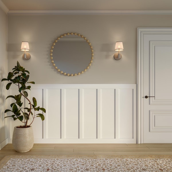 Primed Shaker Board and Batten Wainscoting Kit
