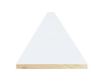 1/4&quot; x 3-1/2&quot; x 6&#39; Primed White Board, Solid American Poplar, Thin Sawn Lumber, Perfect for Board & Batten Walls, Wood Crafts, Woodworking