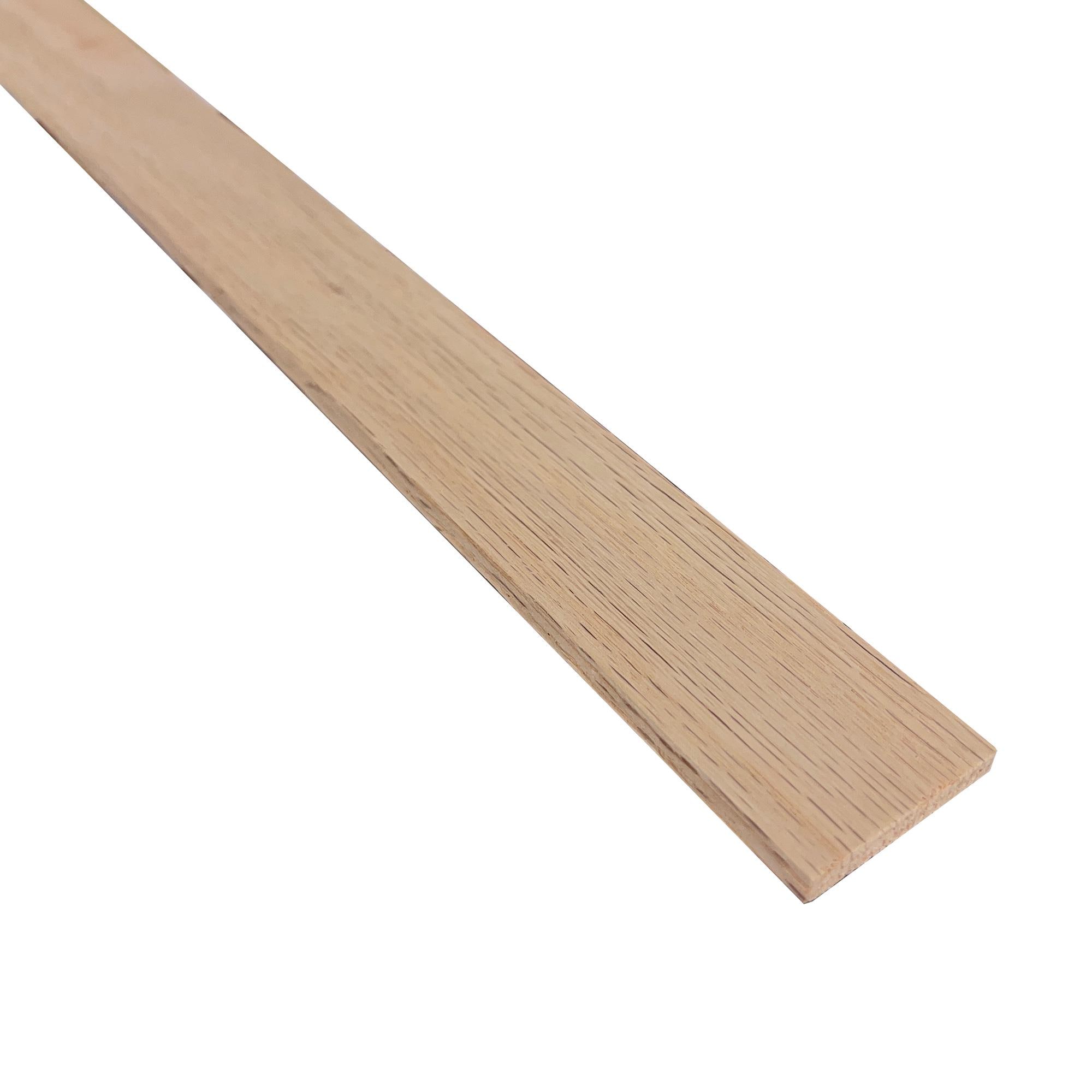 1/4" x 1-1/2" x 2' Red Oak Board | Unfinished Real Hardwood | Slat Wall, Crafts, DIY, and Woodworking