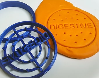 Digestive biscuit/cookie cutter, classic biscuit sweet treat baking, tea dipping biscuit, English, coffee, idea