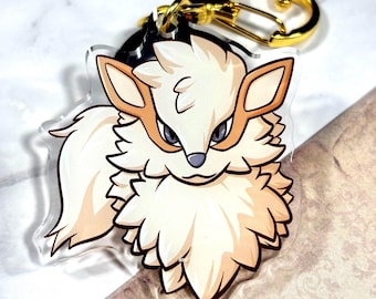 Fire Dog Keychain: Fanart | 2” Acrylic Charm