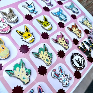 Elemental Ensemble: Hard Enamel Pin Collection | Fan Art Gifts