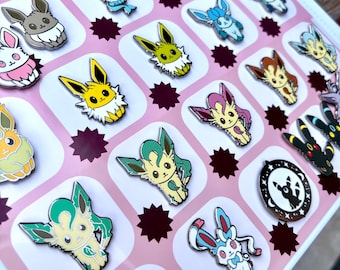 Elemental Ensemble: Hard Enamel Pin Collection | Fan Art Gifts