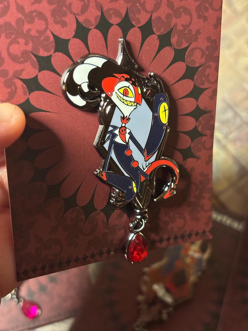 Blitz Portrait Enamel Pin | Helluva Boss Fan-made Merch - Etsy