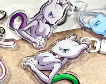 Legendary Mon Acrylic Keychain: Double-Sided Shiny Fanart Charm