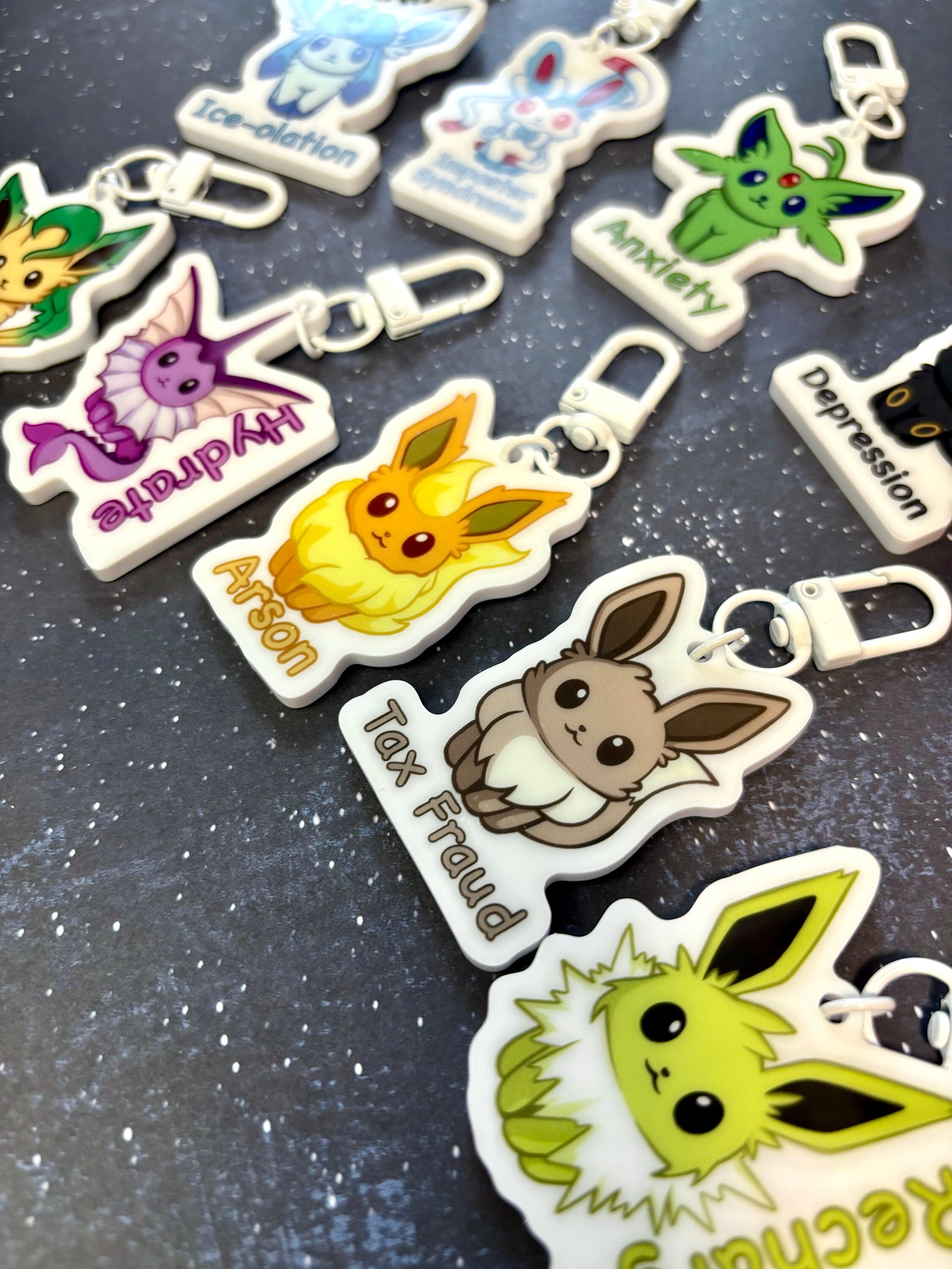 Questionable Gift Questionable Vees Acrylic Keychain Charm | Funny Fanart Gift - Etsy