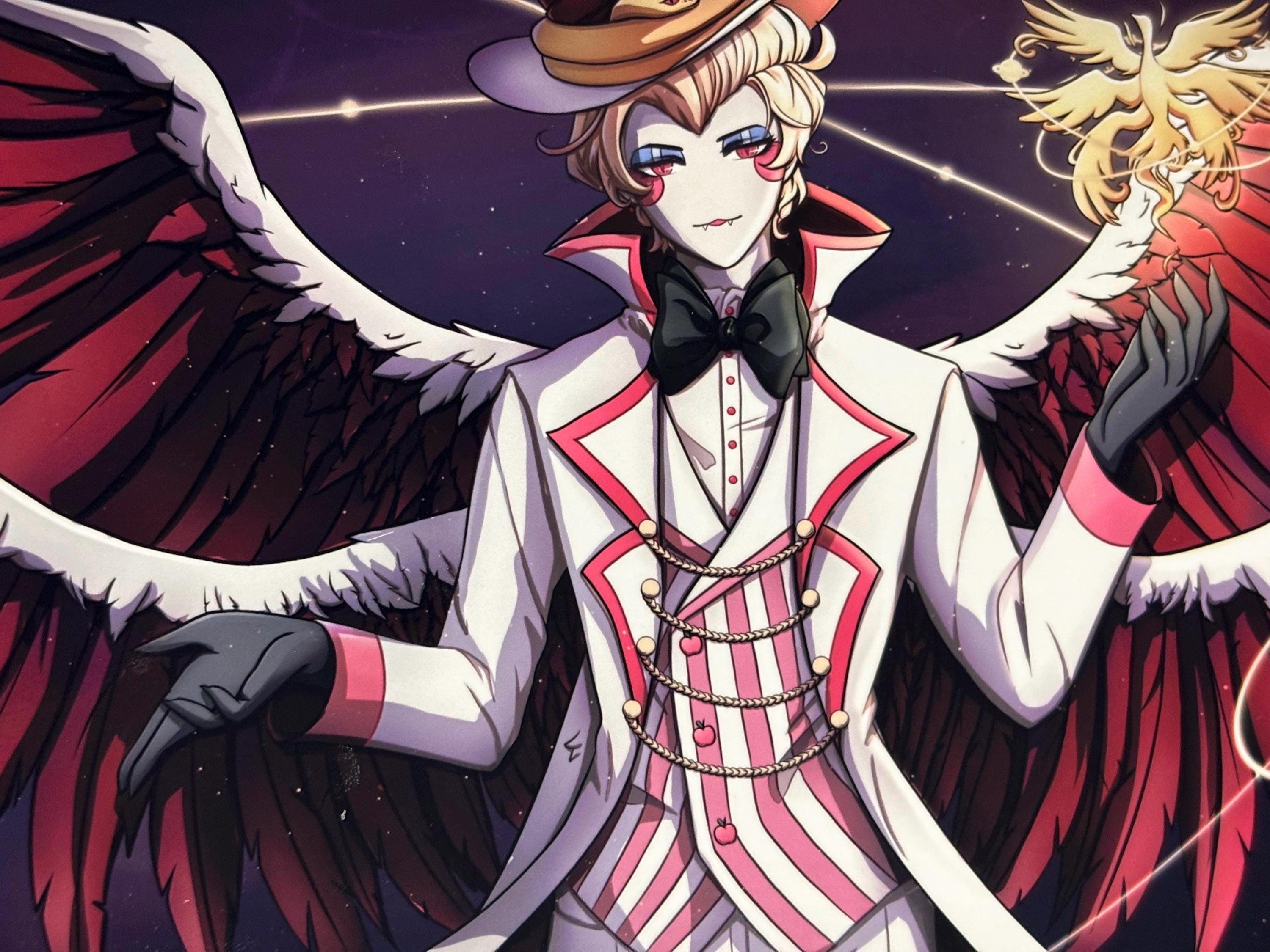 Lucifer Morningstar Hazbin Hotel Wall Art Poster Print Fanart (5x7