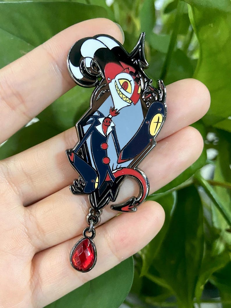 Blitz Portrait Enamel Pin | Helluva Boss Fan-made Merch - Etsy