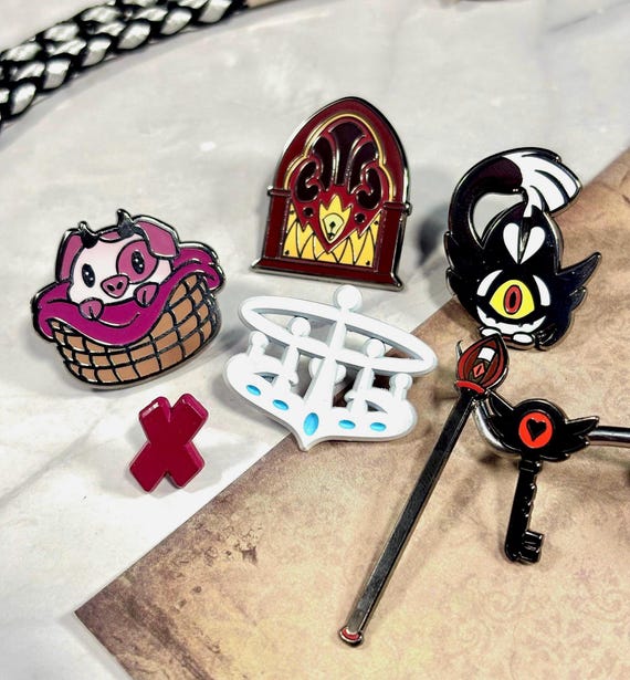 【未開封】ハズビンホテル ネオンアラスター ピンバッジ 未開封】ハズビンホテル ネオンアラスター ピンバッジ 未開封】Hazbin