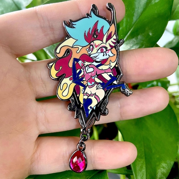 Beelzebub Portrait Enamel Pin | Helluva Boss Fanart - Etsy