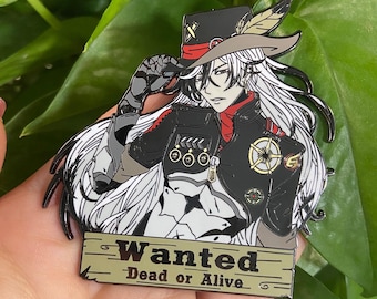 Boothill Wanted | 3” XL Hard Enamel Pin | Unofficial Honkai Star Rail Fanart