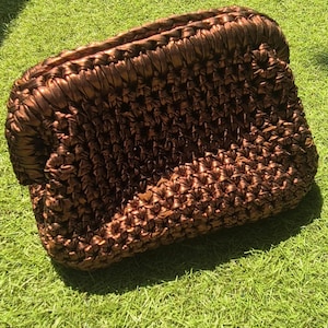 Crochet pouch
