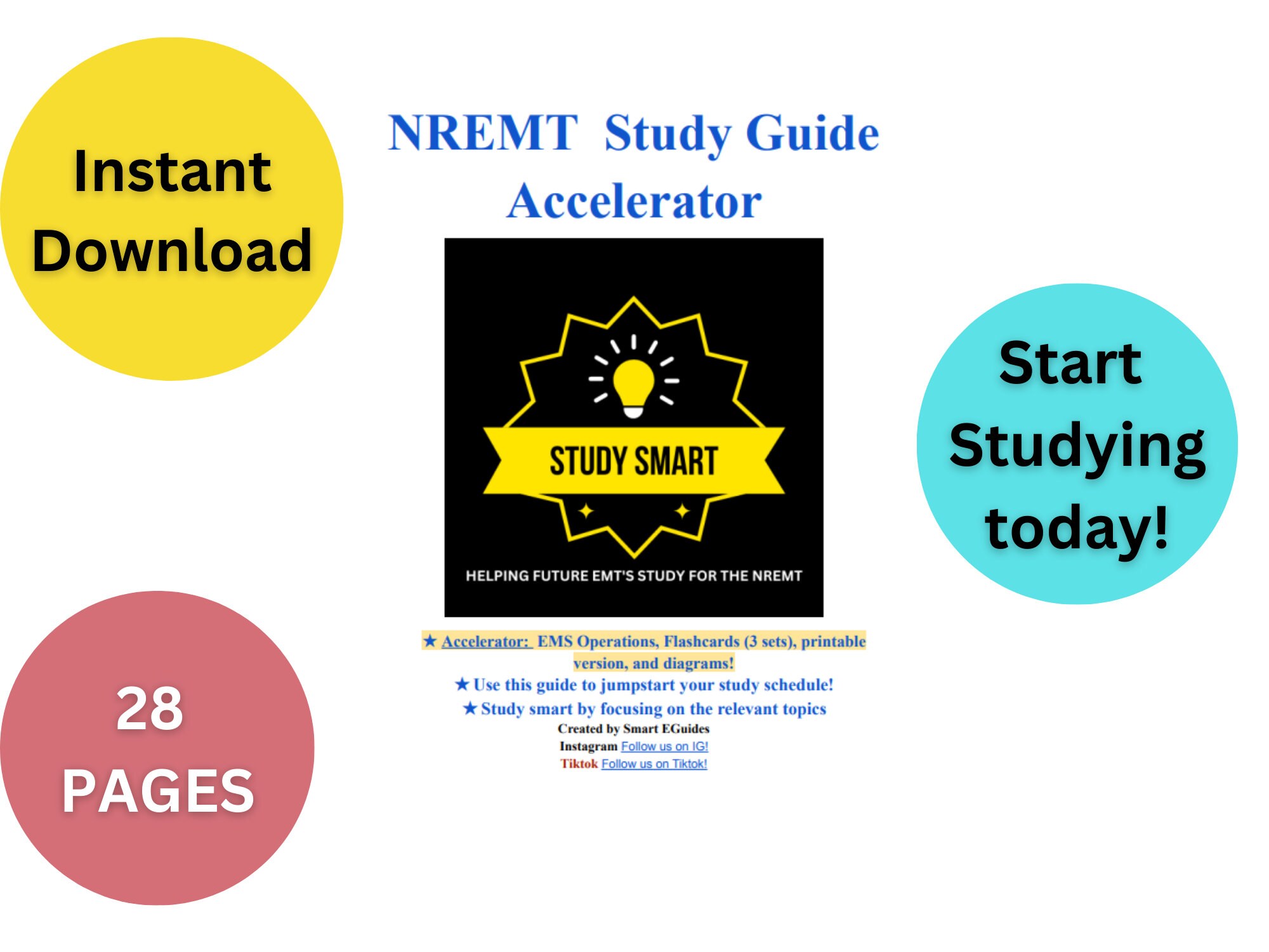nremt-study-guide-digital-download-emt-test-prep-with-flashcards-nremt-exam-success-guide-with-quicklinks-and-charts-etsy for Free Printable Emt Practice Test NREMT Study Guide Digital Download | EMT Test Prep With Flashcards | NREMT Exam Success Guide With Quicklinks and Charts - Etsy for Free Printable Emt Practice Test