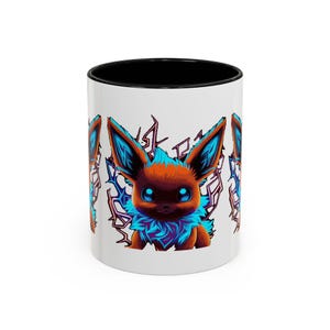 Taza, taza de café de Halloween con criatura espeluznante, regalo único, decoración de Halloween, taza con pernos eléctricos, regalo de Halloween