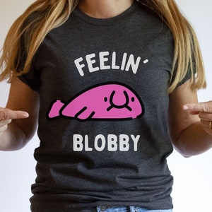 Blobfish T shirt For Women Cute Tshirt For Girls Blob Fish T-Shirt For Her Funny Fish Tee Shirt Gift For Blobfish Lover Shirt