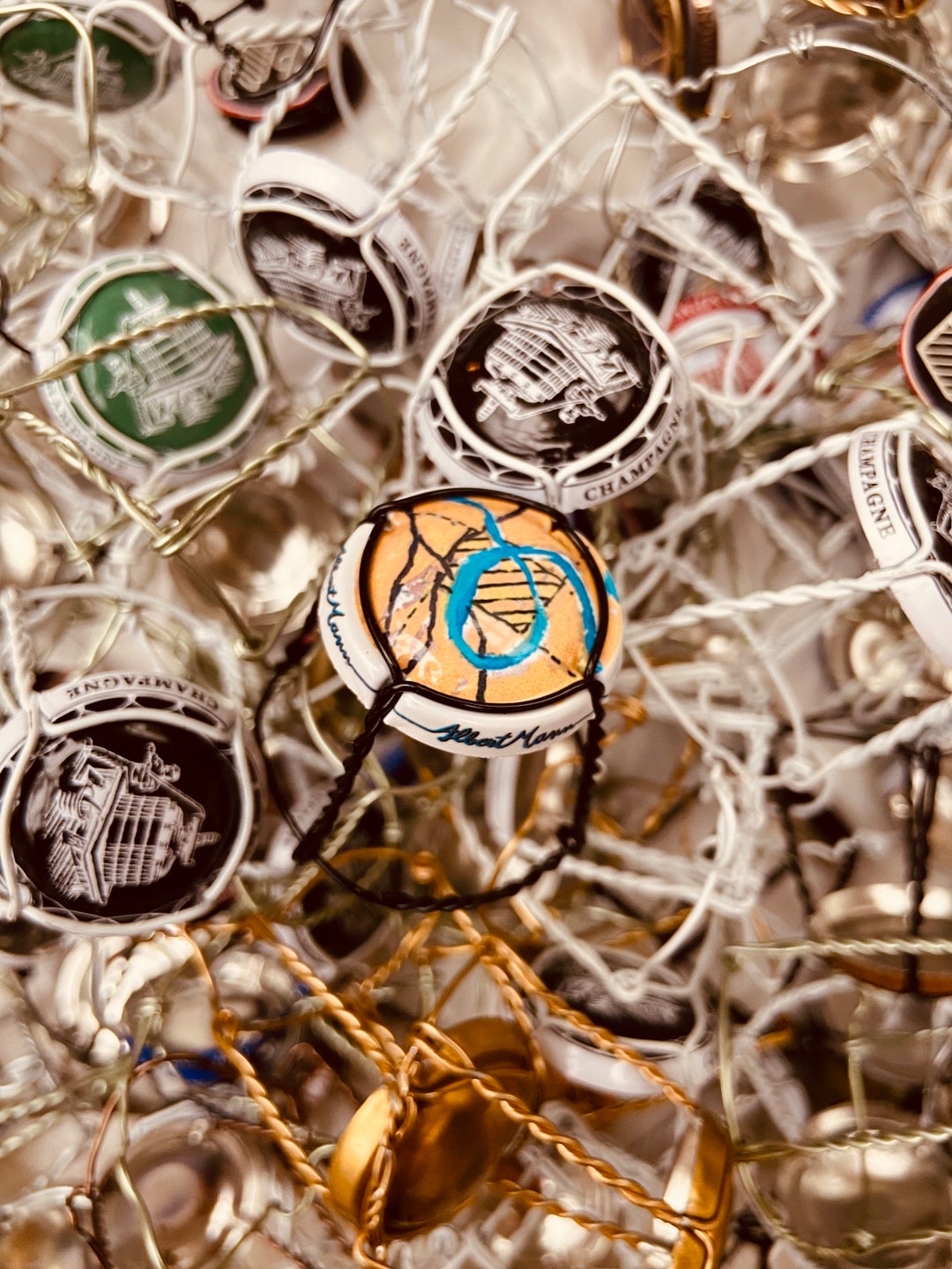 50 Used Champagne and Sparkling Wine Wire Cages Etsy