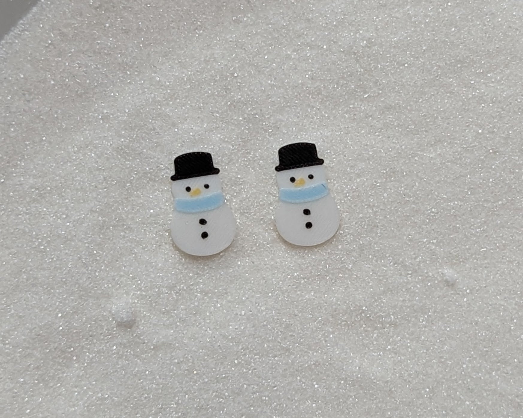 Winter Christmas Stud Earrings Etsy