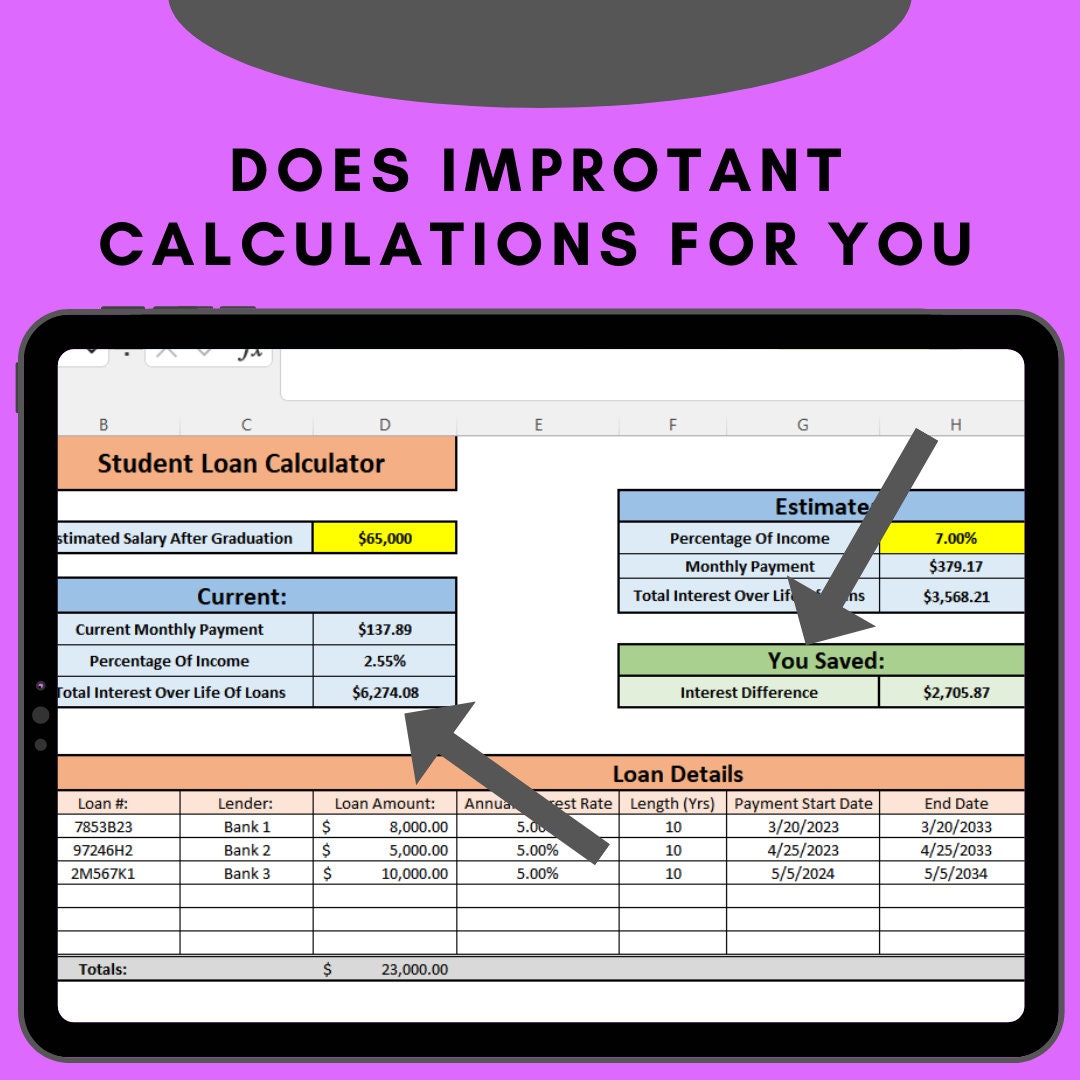 student-loan-excel-template