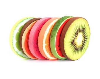 Round Fruit Cushion Pillow